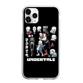 Чехол для iPhone 11 Pro матовый с принтом UNDERTALE в Тюмени, Силикон |  | chara | frisk | sans | undertale | андертале | андертейл | игра | подземная история | подземная сказка | санс | ундертале | фриск | чара