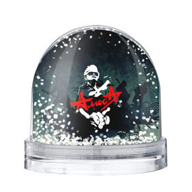 Снежный шар с принтом Алиса в Тюмени, Пластик | Изображение внутри шара печатается на глянцевой фотобумаге с двух сторон | rock | алиса | группа | кинчев | музыка | рок | фестиваль