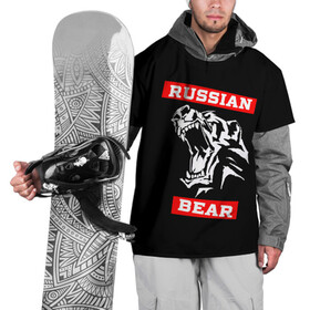 Накидка на куртку 3D с принтом RUSSIAN BEAR - WILD POWER в Тюмени, 100% полиэстер |  | Тематика изображения на принте: powerlifting | weight lifting | wild power | армрестлинг | пауэрлифтинг | россия | русский медведь | сила | спорт | тяжелая атлетика
