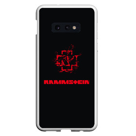 Чехол для Samsung S10E с принтом Rammstein в Тюмени, Силикон | Область печати: задняя сторона чехла, без боковых панелей | kruspe | lindemann | metal | oliver | rammstein | richard | riedel | rock | till | кристиан | круспе | линдеманн | лоренц | метал | оливер | рамштайн | ридель | рихард | рок | тилль