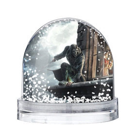 Снежный шар с принтом Dishonored в Тюмени, Пластик | Изображение внутри шара печатается на глянцевой фотобумаге с двух сторон | attano | corvo | dishonored | emily | kaldwin | аттано | колдуин | корво | эмили