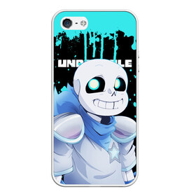 Чехол для iPhone 5/5S матовый с принтом UNDERTALE в Тюмени, Силикон | Область печати: задняя сторона чехла, без боковых панелей | chara | frisk | sans | undertale | андертале | андертейл | игра | подземная история | подземная сказка | санс | ундертале | фриск | чара