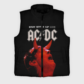 Мужской жилет утепленный 3D с принтом AC DC в Тюмени,  |  | ac | ac dc | dc | music | rock | музыка | рок