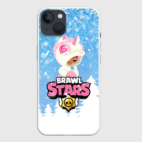 Чехол для iPhone 13 с принтом Brawl Stars Leon Unicorn в Тюмени,  |  | 2020 | brawl | brawl stars | christmas | leon | new year | stars | бравл старс | брол старс | единорог | зима | игра | леон | новогодний | новый год | рождество | снег | снежинки