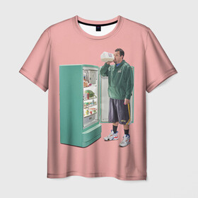 Мужская футболка 3D с принтом Адам Сэндлер в Тюмени, 100% полиэфир | прямой крой, круглый вырез горловины, длина до линии бедер | actor | adam sandler | comedian | адам сэндлер | актер | комедиант
