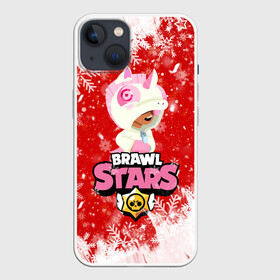 Чехол для iPhone 13 с принтом Brawl Stars Leon Unicorn в Тюмени,  |  | 2020 | brawl | brawl stars | christmas | leon | new year | stars | бравл старс | брол старс | единорог | зима | игра | леон | новогодний | новый год | рождество | снег | снежинки