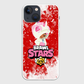 Чехол для iPhone 13 mini с принтом Brawl Stars Leon Unicorn в Тюмени,  |  | 2020 | brawl | brawl stars | christmas | leon | new year | stars | бравл старс | брол старс | единорог | зима | игра | леон | новогодний | новый год | рождество | снег | снежинки