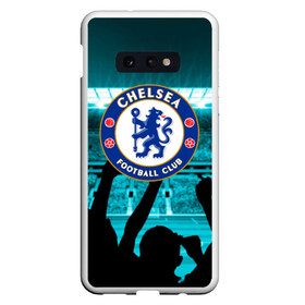 Чехол для Samsung S10E с принтом Chelsea Челси в Тюмени, Силикон | Область печати: задняя сторона чехла, без боковых панелей | Тематика изображения на принте: champions | chelsea | football | london | soccer | uefa | world cup | лига чемпионов | лондон | форма | формы | футбол | челси