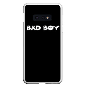 Чехол для Samsung S10E с принтом BAD BOY в Тюмени, Силикон | Область печати: задняя сторона чехла, без боковых панелей | грустная девушка | грустная леди | девушкам | компроматы нч | логотип | набережные челны | свой логотип группы