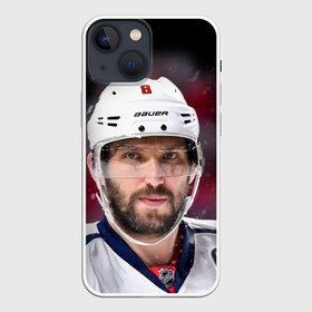 Чехол для iPhone 13 mini с принтом Александр Овечкин в Тюмени,  |  | capitals | hockey | nhl | ovechkin | washington | washington capitals | александр овечкин | вашингтон | вашингтон кэпиталз | кэпиталз | нхл | овечкин | хоккей