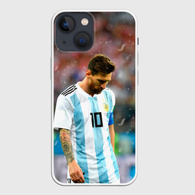 Чехол для iPhone 13 mini с принтом Месси Аргентина в Тюмени,  |  | barca | barcelona | champions | football | messi | soccer | spain | uefa | world cup | барса | барселона | ла лига | лео месси | лига чемпионов | месси | форма | формы | футбол