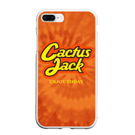 Чехол для iPhone 7Plus/8 Plus матовый с принтом Cactus Jack в Тюмени, Силикон | Область печати: задняя сторона чехла, без боковых панелей | reeses puffs | travis scott | джэк | кактус | трэвис скотт