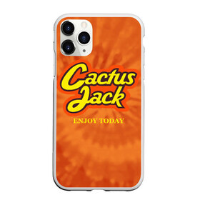 Чехол для iPhone 11 Pro матовый с принтом Cactus Jack в Тюмени, Силикон |  | Тематика изображения на принте: reeses puffs | travis scott | джэк | кактус | трэвис скотт