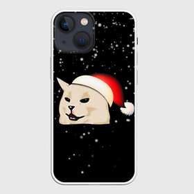 Чехол для iPhone 13 mini с принтом woman yelling at cat в Тюмени,  |  | happy new year | mem | woman yelling at cat | женщина кричит на кота | мем | новый год