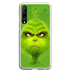 Чехол для Honor P30 с принтом The Grinch в Тюмени, Силикон | Область печати: задняя сторона чехла, без боковых панелей | Тематика изображения на принте: christmas | claus | grinch stole | how the | jingle | merry | santa | гринч | гуманоид | диккенс | ктоград | олени | рождество | снежинки | чарльз