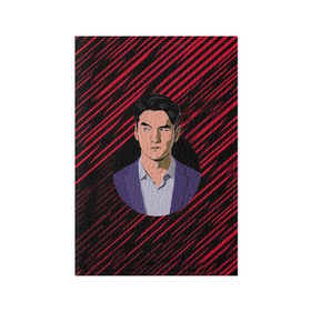 Обложка для паспорта матовая кожа с принтом Нурлан Сабуров в Тюмени, натуральная матовая кожа | размер 19,3 х 13,7 см; прозрачные пластиковые крепления | казах | камеди | нурик | нурлан | сабуров | стендап