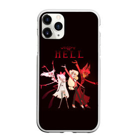 Чехол для iPhone 11 Pro матовый с принтом Hazbin Hotel Welcome to Hell в Тюмени, Силикон |  | alastor | angel | charlie | dust | hazbin | hotel | husk | katie | pentious | sir | vaggie | аластор | вэгги | даст | кэти | отель | пентиус | сэр | хазбин | хаск | чарли | энджел