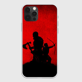 Чехол для iPhone 12 Pro с принтом God of War в Тюмени, силикон | область печати: задняя сторона чехла, без боковых панелей | god | playstation | war | атрей | бог | войны | кратос | левиафан | лук | лучник | призрак спарты | топор