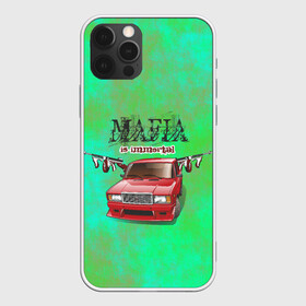 Чехол для iPhone 12 Pro с принтом Mafia в Тюмени, силикон | область печати: задняя сторона чехла, без боковых панелей | 2107 | mafia | бандиты | ваз | мафия | машины | семерка | таз | тазы