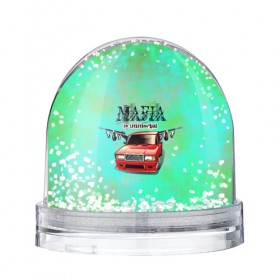 Снежный шар с принтом Mafia в Тюмени, Пластик | Изображение внутри шара печатается на глянцевой фотобумаге с двух сторон | 2107 | mafia | бандиты | ваз | мафия | машины | семерка | таз | тазы