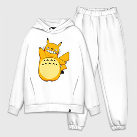 Мужской костюм хлопок OVERSIZE с принтом Pika Totoro в Тюмени,  |  | forest | friend | ghibli | japan | keeper | miyazaki | nature | neigbor | neighbour | pikachu | pokemon | totoro | анимация | аниме | гибли | друг | животные | лес | любовь | милый | мир | миядзаки | мульт | мультфильм | пика | пикачу | покемон | приключе