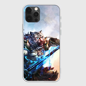 Чехол для iPhone 12 Pro Max с принтом Warrior Zoomorph в Тюмени, Силикон |  | Тематика изображения на принте: mmorpg | perfect world | pw | амфибии | воин | древние | друид | жнец | жрец | зооморфы | идеальный мир | лучник | люди | маг | оборотень | паладин | пв | сиды | страж | стрелок | тени | шаман