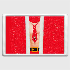 Магнит 45*70 с принтом Рождественский костюм в Тюмени, Пластик | Размер: 78*52 мм; Размер печати: 70*45 | 