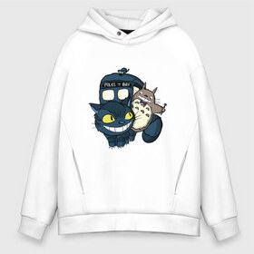 Мужское худи Oversize хлопок с принтом Tardis Totoro в Тюмени, френч-терри — 70% хлопок, 30% полиэстер. Мягкий теплый начес внутри —100% хлопок | боковые карманы, эластичные манжеты и нижняя кромка, капюшон на магнитной кнопке | doctor who | forest | friend | ghibli | japan | keeper | miyazaki | nature | neigbor | neighbour | tardis | totoro | анимация | аниме | гибли | доктор кто | друг | животные | кот | лес | любовь | милый | мир | миядзаки | мульт | мультфильм | приключения |