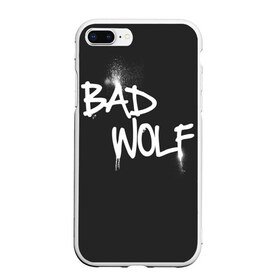 Чехол для iPhone 7Plus/8 Plus матовый с принтом Bad wolf в Тюмени, Силикон | Область печати: задняя сторона чехла, без боковых панелей | bbc | dimension | dr who | jenna coleman | jodie whittaker | matt smith | relative | resolution | space | tardis | the doctor | time | галлифрей | джоди уиттакер | доктор кто | тардис