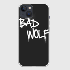 Чехол для iPhone 13 с принтом Bad wolf в Тюмени,  |  | bbc | dimension | dr who | jenna coleman | jodie whittaker | matt smith | relative | resolution | space | tardis | the doctor | time | галлифрей | джоди уиттакер | доктор кто | тардис