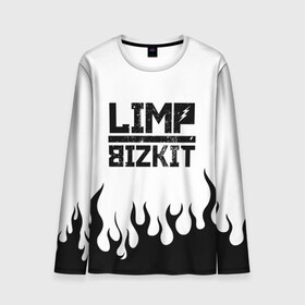 Мужской лонгслив 3D с принтом Limp Bizkit  в Тюмени, 100% полиэстер | длинные рукава, круглый вырез горловины, полуприлегающий силуэт | bizkit | limp | limp bizkit | music | rock | бизкиты | лимп бизкит | лимпы | липкие письки | музыка | рок