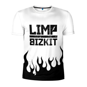Мужская футболка 3D спортивная с принтом Limp Bizkit  в Тюмени, 100% полиэстер с улучшенными характеристиками | приталенный силуэт, круглая горловина, широкие плечи, сужается к линии бедра | bizkit | limp | limp bizkit | music | rock | бизкиты | лимп бизкит | лимпы | липкие письки | музыка | рок