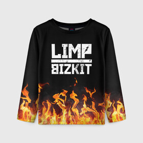 Детский лонгслив 3D с принтом Limp Bizkit  в Тюмени, 100% полиэстер | длинные рукава, круглый вырез горловины, полуприлегающий силуэт
 | bizkit | limp | limp bizkit | music | rock | бизкиты | лимп бизкит | лимпы | липкие письки | музыка | рок