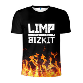 Мужская футболка 3D спортивная с принтом Limp Bizkit  в Тюмени, 100% полиэстер с улучшенными характеристиками | приталенный силуэт, круглая горловина, широкие плечи, сужается к линии бедра | Тематика изображения на принте: bizkit | limp | limp bizkit | music | rock | бизкиты | лимп бизкит | лимпы | липкие письки | музыка | рок