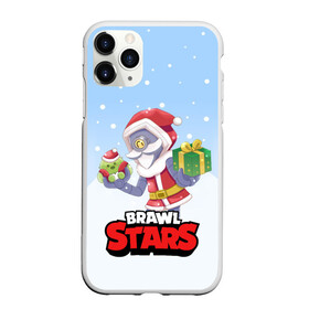 Чехол для iPhone 11 Pro матовый с принтом Brawl Stars Christmas Barley в Тюмени, Силикон |  | bo | brawl | brock | bull | colt | dynamike | elprimo | jessie | leon | moba | nita | shelly | stars | бо | брок | булл | джесси | динамайк | кольт | леон | нита | шелли | эльпримо