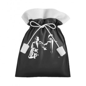 Подарочный 3D мешок с принтом Криминальное Чтиво в Тюмени, 100% полиэстер | Размер: 29*39 см | meme | memes | pulp fiction | quentin | reservoir dogs | tarantino | бешеные псы | квентин | криминальное чтиво | мем | мемы | тарантино
