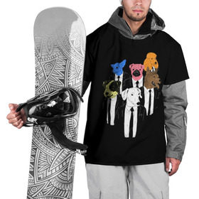 Накидка на куртку 3D с принтом Бешеные Псы в Тюмени, 100% полиэстер |  | meme | memes | pulp fiction | quentin | reservoir dogs | tarantino | бешеные псы | квентин | криминальное чтиво | мем | мемы | тарантино