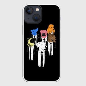 Чехол для iPhone 13 mini с принтом Бешеные Псы в Тюмени,  |  | meme | memes | pulp fiction | quentin | reservoir dogs | tarantino | бешеные псы | квентин | криминальное чтиво | мем | мемы | тарантино