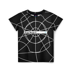 Детская футболка 3D с принтом Darknet в Тюмени, 100% гипоаллергенный полиэфир | прямой крой, круглый вырез горловины, длина до линии бедер, чуть спущенное плечо, ткань немного тянется | darknet | internet | memes | даркнет | интернет | мемы