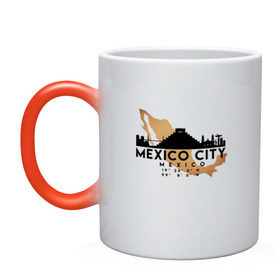 Кружка хамелеон с принтом Мехико (Мексика) в Тюмени, керамика | меняет цвет при нагревании, емкость 330 мл | city | mexico | travel | город | европа | карта | мексика | мехико | мир | приключение | путешествие | столица | страна | тиризм | турист | флаг
