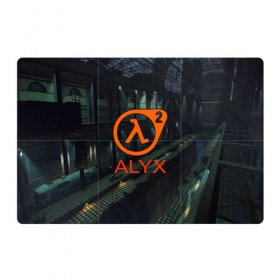 Магнитный плакат 3Х2 с принтом half-life 2 ALYX в Тюмени, Полимерный материал с магнитным слоем | 6 деталей размером 9*9 см | 