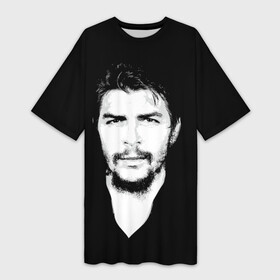 Платье-футболка 3D с принтом Че Гевара в Тюмени,  |  | che | cuba | guevara | revolution | бунтарь | коммунизм | куба | революция | свобода | советский | союз | ссср | че гевара