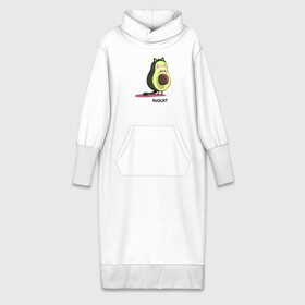 Платье удлиненное хлопок с принтом Авокот в Тюмени,  |  | avocat | авокадо | кот | рисунок