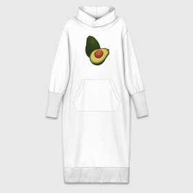Платье удлиненное хлопок с принтом Авокадо в Тюмени,  |  | авокадо | еда | рисунок