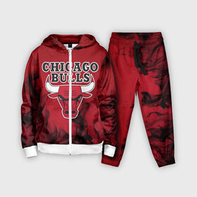 Детский костюм 3D с принтом CHICAGO BULLS | ЧИКАГО БУЛЛС в Тюмени,  |  | 23 | bright | bulls | chicago bulls | fire | flame | heat | jordan | light | logo | michael jordan | nba | paris saint germain | psg | red | sport | wildfire | быки | джордан | искры | лого | майкл джордан | огненный | огонь | пламя | пожар