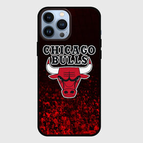 Чехол для iPhone 13 Pro Max с принтом CHICAGO BULLS | ЧИКАГО БУЛЛС в Тюмени,  |  | Тематика изображения на принте: bulls | chicago | chicago bulls | nba | red bulls | usa | америка | быки | нба | сша | чикаго буллс