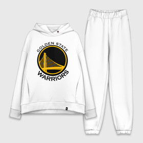 Женский костюм хлопок Oversize с принтом GOLDEN STATE WARRIORS в Тюмени,  |  | golden state | golden state warriors | gsw | nba | usa | америка | голден стэйт уорриорз | гсв | нба | сша