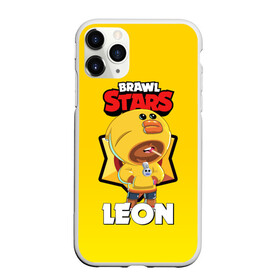 Чехол для iPhone 11 Pro Max матовый с принтом BRAWL STARS SALLY LEON в Тюмени, Силикон |  | brawl stars | leon | moba | sally leon | бравл старс | жанр | игра | леон | утка