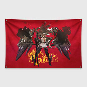 Флаг-баннер с принтом Azur Lane в Тюмени, 100% полиэстер | размер 67 х 109 см, плотность ткани — 95 г/м2; по краям флага есть четыре люверса для крепления | anime | azur lane | girl | аниме | девушка | лазурный путь