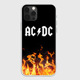 Чехол для iPhone 12 Pro Max с принтом AC DC в Тюмени, Силикон |  | Тематика изображения на принте: ac | ac dc | dc | music | rock | музыка | рок